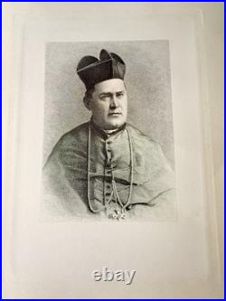 Set of 3 Antique 1880s Catholic Bishop Engravings Keane Maes Northrop