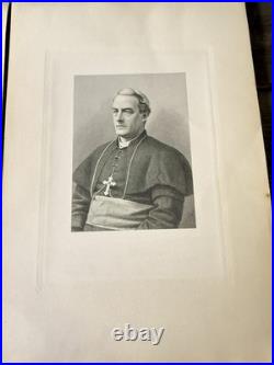 Set of 3 Antique 1880s Catholic Bishop Engravings Keane Maes Northrop
