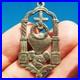 Silver-Sacred-Heart-Of-Jesus-Religious-Medal-Antique-Spanish-Pendant-01-at
