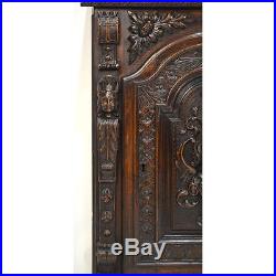 Stunning 17th / 18th C. Carved Oak French Religious Prie Dieu Prayer Cabinet