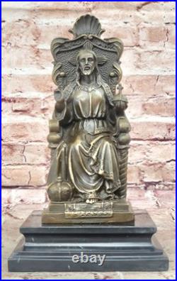 Stunning Ornate Antique Religious Cross Crucifix Bronze Corpus Jesus Christ SALE
