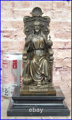 Stunning Ornate Antique Religious Cross Crucifix Bronze Corpus Jesus Christ SALE