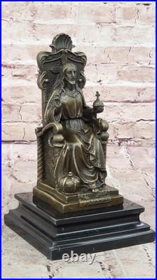 Stunning Ornate Antique Religious Cross Crucifix Bronze Corpus Jesus Christ SALE