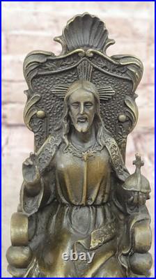Stunning Ornate Antique Religious Cross Crucifix Bronze Corpus Jesus Christ SALE