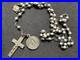 Superb-Antique-Religious-Chapelet-Silver-metal-beads-Cross-medals-22-5-01-yfz