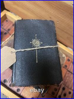 Sweet Tiny Lot of 4 Antique 1800s -1900s Old Religious Books Bundle Rare One