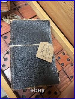Sweet Tiny Lot of 4 Antique 1800s -1900s Old Religious Books Bundle Rare One