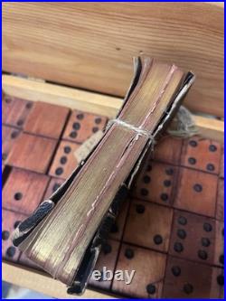 Sweet Tiny Lot of 4 Antique 1800s -1900s Old Religious Books Bundle Rare One