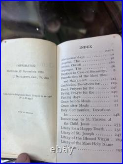 Sweet Tiny Lot of 4 Antique 1800s -1900s Old Religious Books Bundle Rare One