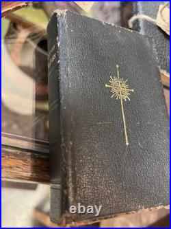 Sweet Tiny Lot of 4 Antique 1800s -1900s Old Religious Books Bundle Rare One