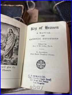 Sweet Tiny Lot of 4 Antique 1800s -1900s Old Religious Books Bundle Rare One