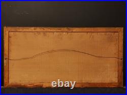 THE LAST SUPPER Antique Religious Decor, Solid Wood Gold Frame, 30in x14in