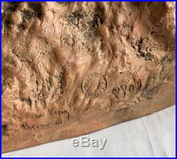 Terra Cotta A Calendi Antique French Makers Mark 19th c Signed 03718
