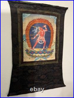 Thangka Antique Tibetan Tank Scroll Painting