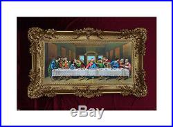 The Last Supper Painting From Leonardo da Vinci 12 Apostle Antique Baroque 96x57