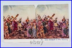 The Passion Antique Religious Stereoview Card Collection Crucifixion Of Jesus