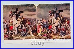 The Passion Antique Religious Stereoview Card Collection Crucifixion Of Jesus