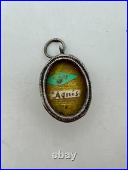 Travel Reliquary Pendant 19Th Religious Reliquary N7 Travel Reliquary Pendant 19Th Religious Reliquary N7