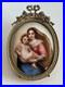 VTG-Italian-hand-painted-Porcelain-Plaque-of-the-SISTINE-MADONNA-01-zxjb
