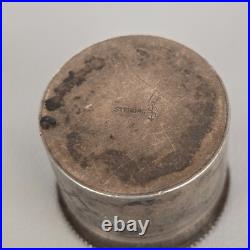 VTG Swift & Fisher Sterling Silver Priests Anointing Oil Jar Antique Religious H