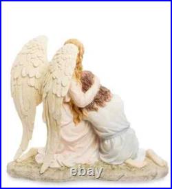 Veronese figurine Jesus and Angel 19.5 cm colored figure religion Verone