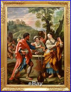 Very Fine Large Original Antique 18thC Oil Painting Italian Baroque Old Master