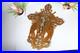 Vintage-1950-French-wood-cut-crucifix-archangel-figurine-sunburst-religious-01-grgn