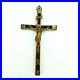 Vintage-6-5-nun-priest-Ebony-Brass-Crucifix-with-skull-Crossbones-religious-01-wmub