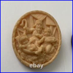 Vintage Amazing Lot Rosaries, Carnelian Rosarie And Other Religious Items