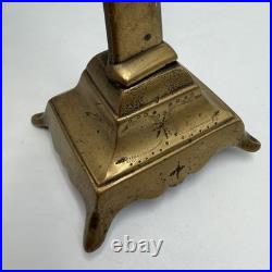Vintage Bronze Altar Crucifix Catholic Standing Cross Religious Home Decor Gift