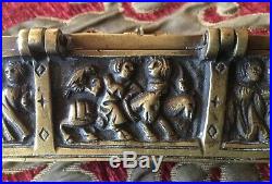 Vintage Bronze / Brass Religious Box / Casket Erhard & Sohne style