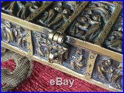 Vintage Bronze / Brass Religious Box / Casket Erhard & Sohne style
