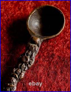 Vintage Japan Item Altar Brass Spoon Religious Items Tibet Buddhism Nepal Budd