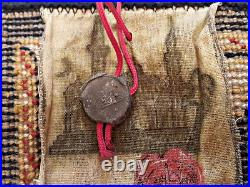 Vintage Lahore Religious Catholic Holy Mary & Baby Jesus Wall Tapestry Carpet