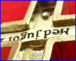 Vintage MEDJUGORJE RELIC CRUCIFIX Reliquary Religious Catholic Cross Soil Earth