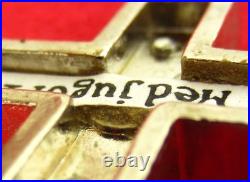 Vintage MEDJUGORJE RELIC CRUCIFIX Reliquary Religious Catholic Cross Soil Earth