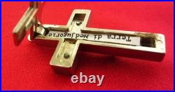 Vintage MEDJUGORJE RELIC CRUCIFIX Reliquary Religious Catholic Cross Soil Earth