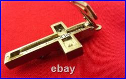 Vintage MEDJUGORJE RELIC CRUCIFIX Reliquary Religious Catholic Cross Soil Earth