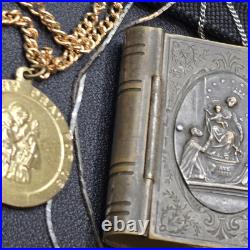 Vintage Religious Jewelry Lot Cross Pendant Rosary Bracelets Necklace