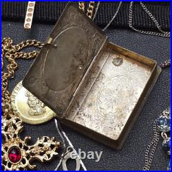 Vintage Religious Jewelry Lot Cross Pendant Rosary Bracelets Necklace