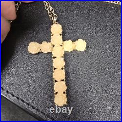 Vintage Religious Jewelry Lot Cross Pendant Rosary Bracelets Necklace