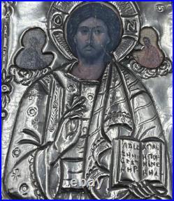 Vintage Religious silver icon 900 standard