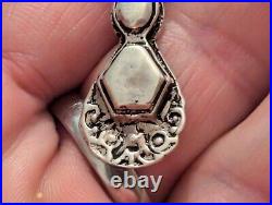 Vintage Sterling Silver Ornate Antique Cross Religious Pendant
