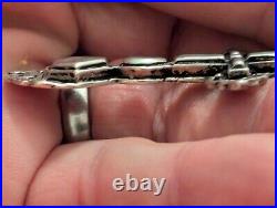 Vintage Sterling Silver Ornate Antique Cross Religious Pendant