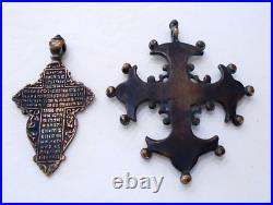 Vintage/antique Catholic Rosaries Crucifix Cross Medals Religious Relics