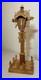 Vintage-hand-carved-wood-tramp-art-style-religious-altar-crucifix-altar-cross-01-zun