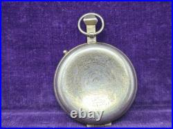 Vtg Antique Religious Sterling Silver Communion Wafer Pyx Host Box IHS Priest