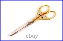 WASA Religious Embroidery Scissors Crucifix Cross Duotone Solingen Germany