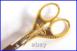 WASA Religious Embroidery Scissors Crucifix Cross Duotone Solingen Germany