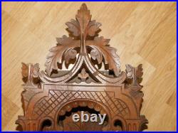 Wooden Altar Fretwork Folding Altar around 1900! Religious! Decorated
